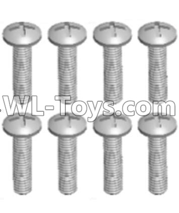 JJRC Q46 screws Parts-Cross recessed pan head screws(8PCS)-M2X10 PM,JJRC Q46 Parts,jjrc q46 speedrunner Parts,JJRC Q46 1/12 Parts