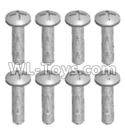 JJRC Q46 screws Parts-Cross recessed pan head screws(8PCS)-M2X12 PM,JJRC Q46 Parts,jjrc q46 speedrunner Parts,JJRC Q46 1/12 Parts