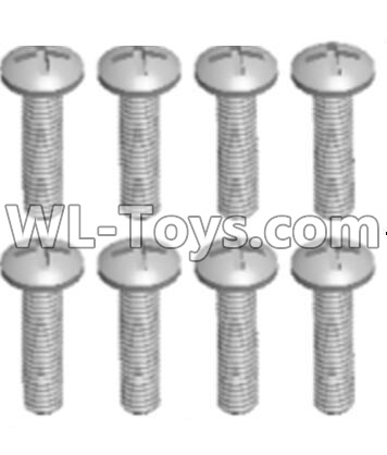 JJRC Q46 screws Parts-Cross recessed pan head screws(8PCS)-M2X20 PM,JJRC Q46 Parts,jjrc q46 speedrunner Parts,JJRC Q46 1/12 Parts