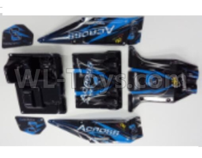 Wltoys 12628 RC Car shell cover-Version A-10428-2.0755,Wltoys 12628 RC Car Spare Parts Replacement Accessories,1:12 Scale 6wd,2.4G 12628 rc racing car Parts