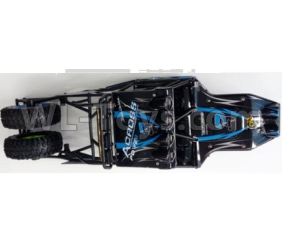 Wltoys 12628 The whole Body car shell assembly-12628.1048-(Include the whole shell and Anti-Roll Bar)-Version A,Wltoys 12628 RC Car Spare Parts Replacement Accessories,1:12 Scale 6wd,2.4G 12628 rc racing car Parts