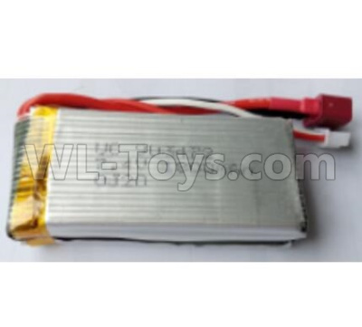 Wltoys 12628 LiPo Battery,7.4V 1800mAh 20C Battery(1pcs)-80mmx35mmx18mm-T shap plug-L959-P-01,Wltoys 12628 RC Car Spare Parts Replacement Accessories,1:12 Scale 6wd,2.4G 12628 rc racing car Parts