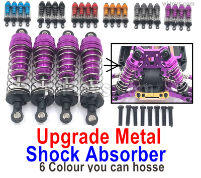 Wltoys 144001 Parts Upgrade Metal Shock Absorber.144001.1316.Total 4pcs.There are 5 colors you an choose.Wltoys 144001 1/14 Parts, Wltoys 144001 RC Car Parts.