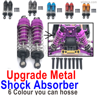 Wltoys 144001 Upgrade Parts Metal Shock Absorber.144001.1316.Total 2pcs.There are 5 colors you an choose.Wltoys 144001 1/14 Parts, Wltoys 144001 RC Car Parts.