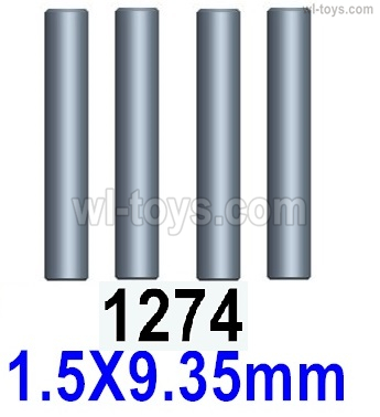 Wltoys 14401 Parts-Cardan shaft(4pcs)-1.5x9.35mm-14401.1274,Wltoys 14401 1/14 Parts,Wltoys 14401 RC Car Parts