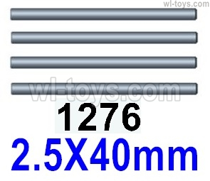 Wltoys 144001 Swing arm optical axis(4pcs)-2.5X40mm-144001.1276,Wltoys 144001 1/14 Parts,Wltoys 144001 RC Car Parts