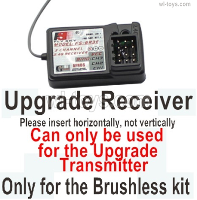 Wltoys 144001 Upgrade Brushless Receiver board. Can be used together with the Upgrade Brushless Transmitter For the Brushless system.