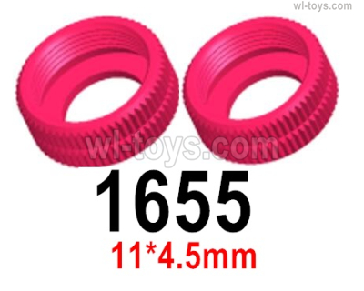 Wltoys 144001 Parts-Shock-absorbing sealing cap 11x4.5mm group.144001.1655.Wltoys 144001 1/14 Parts, Wltoys 144001 RC Car Parts.