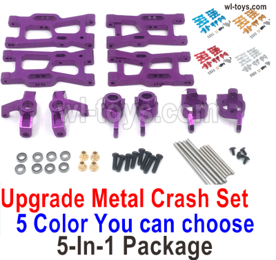 Wltoys 144002 Upgrade ALL Metal Kit. All 5-In-1 Package.5 Color you can choose.Wltoys 144002 1/14 Parts, Wltoys 44002 RC Car Parts.