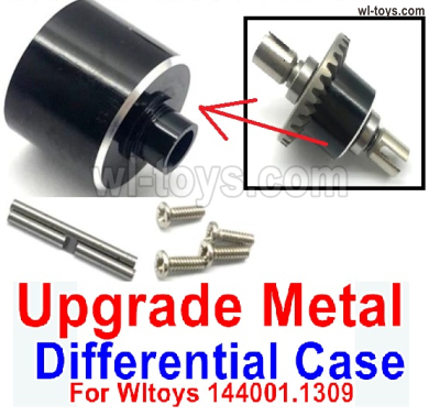 Wltoys 144002 Upgrade Parts Metal Differential Case.Wltoys 144002 1/14 Parts, Wltoys 44002 RC Car Parts.