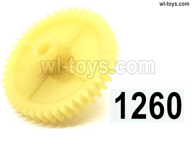Wltoys 144002 Parts-Big Reduction gear.144001.1260.This is the Official Plastic gear.Wltoys 144002 1/14 Parts, Wltoys 44002 RC Car Parts.