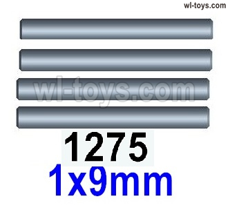 Wltoys 144002 Parts-Suspension axis optical axis.144001.1275.Total 4pcs.The size is 1X9mm.Wltoys 144002 1/14 Parts, Wltoys 44002 RC Car Parts.