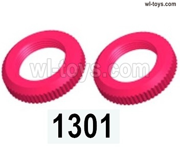 Wltoys 144002 Parts-Spring seat assembly.2pcs.14X3mm.144001.1301.Wltoys 144002 1/14 Parts, Wltoys 44002 RC Car Parts.