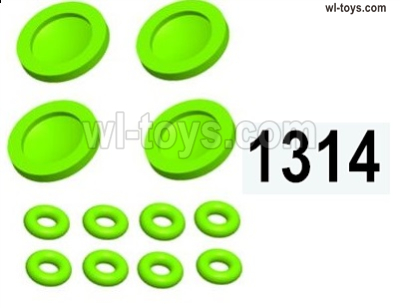 Wltoys 144002 Parts-Suspension type 0 ring chamber group.144001.1314.Wltoys 144002 1/14 Parts, Wltoys 44002 RC Car Parts.