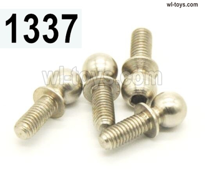 Wltoys 144002 screws Parts-Ball head screws.4pcs.4.9X13.6mm.144001.1337.Wltoys 144002 1/14 Parts, Wltoys 44002 RC Car Parts.