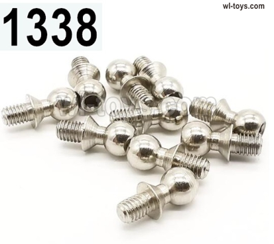 Wltoys 144002 screws Parts-Ball head screws-10pcs-4.9X10.6mm.144001.1338.Wltoys 144002 1/14 Parts, Wltoys 44002 RC Car Parts.
