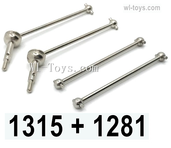Wltoys 144010 Cardan shaft assembly Parts+ Dog Bone. Each is 2pcs.1315+1281.