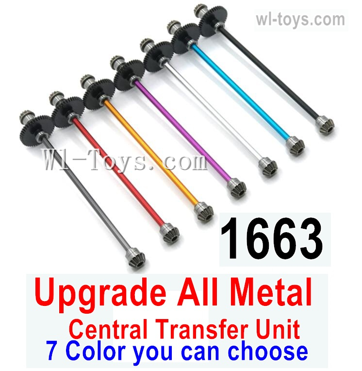 Wltoys 144010 Upgrade Parts Metal Central transfer Unit with Metal Reduction gear.144001.1663. 5 Color you can choose.