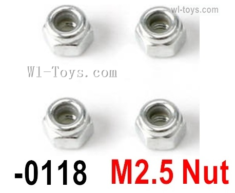 Wltoys 144010 M2.5 Locknut Set.12428-01187.The nut's size is M3..Wltoys 144010 1/14 Locknut Parts