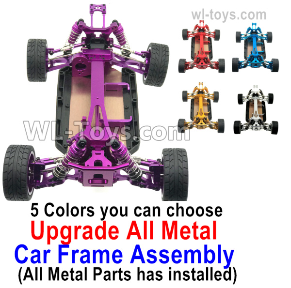 Wltoys 144010 Upgrade All Metal Car Frame Assembly. All Metal parts has  installed. 5 Colors you can choose.