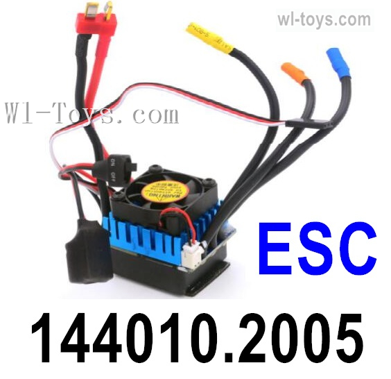 Wltoys 144010 Upgrade Brushless ESC 45A current with fan.144010.2005