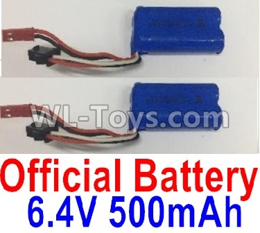 Wltoys 18401 Lipo Battery,6.4V 500mAh battery(2pcs)-0914,Wltoys 18401 RC Crawler Car Spare Parts Replacement Accessories,1:18 18401 6wd rc rock racing car Parts,On Road Drift Racing Truck Car Parts