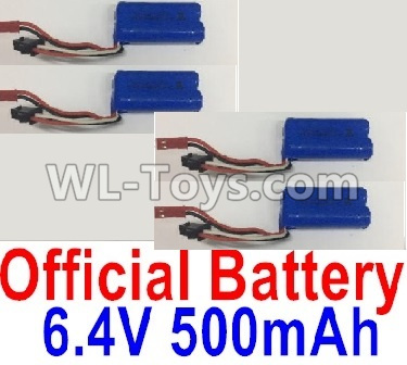Wltoys 18401 6.4V 500mAh battery(4pcs)-0914,Wltoys 18401 RC Crawler Car Spare Parts Replacement Accessories,1:18 18401 6wd rc rock racing car Parts,On Road Drift Racing Truck Car Parts