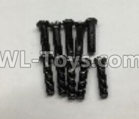 Wltoys 18401 Round Head machine screws(M2.5x10)-10pcs-A303-30,Wltoys 18401 RC Crawler Car Spare Parts Replacement Accessories,1:18 18401 6wd rc rock racing car Parts,On Road Drift Racing Truck Car Parts