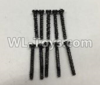 Wltoys 18401 Round Head self tapping screws(M2x16)-10pcs-A949-41,Wltoys 18401 RC Crawler Car Spare Parts Replacement Accessories,1:18 18401 6wd rc rock racing car Parts,On Road Drift Racing Truck Car Parts
