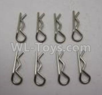 Wltoys 184012 Parts-03-02 A949-54 R-shape pin(8pcs),Wltoys 184012 Rc Racing Car Truck Spare Parts,High speed Wltoys 184012 1:18 Scale 4wd,2.4G Spare Parts Accessories,F1 184012 On Road Drift Racing Truck Car Parts