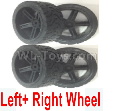 Wltoys 184012 Parts-05-01 184012.0803+0804 The whole left and Right wheel unit(Total 4pcs),Wltoys 184012 Rc Racing Car Truck Spare Parts,High speed Wltoys 184012 1:18 Scale 4wd,2.4G Spare Parts Accessories,F1 184012 On Road Drift Racing Truck Car Parts