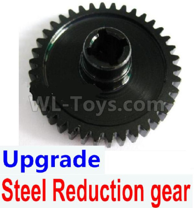 Wltoys 184012 Parts-18-04 Wltoys A949 Parts-13 Upgrade Steel Reduction gear-Black,Wltoys 184012 Rc Racing Car Truck Spare Parts,High speed Wltoys 184012 1:18 Scale 4wd,2.4G Spare Parts Accessories,F1 184012 On Road Drift Racing Truck Car Parts