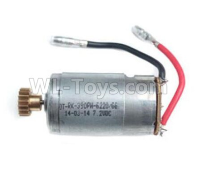 Wltoys 184012 Parts-22 184012.1046 390 Main motor with Motor gear,Wltoys 184012 Rc Racing Car Truck Spare Parts,High speed Wltoys 184012 1:18 Scale 4wd,2.4G Spare Parts Accessories,F1 184012 On Road Drift Racing Truck Car Parts
