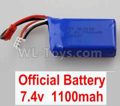 Wltoys 184012 Parts-28-01 A949-27 Official 7.4v 1100mah battery(1pcs),Wltoys 184012 Rc Racing Car Truck Spare Parts,High speed Wltoys 184012 1:18 Scale 4wd,2.4G Spare Parts Accessories,F1 184012 On Road Drift Racing Truck Car Parts