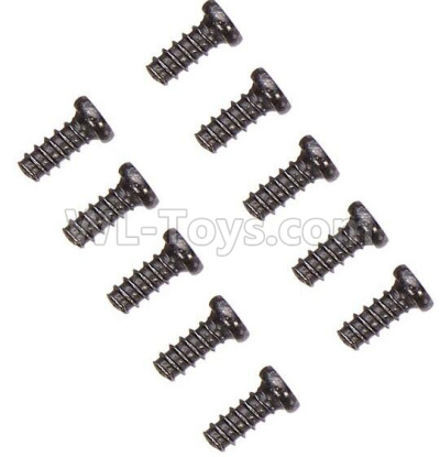 Wltoys 184012 Parts-53-08 A949-47 Countersunk head self-tapping screws-M2X6(10PCS),Wltoys 184012 Rc Racing Car Truck Spare Parts,High speed Wltoys 184012 1:18 Scale 4wd,2.4G Spare Parts Accessories,F1 184012 On Road Drift Racing Truck Car Parts