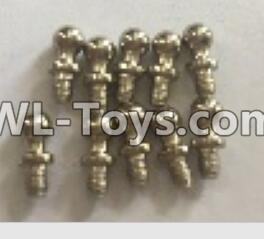 Wltoys 18402 K929-14 Ball head screws(4X9.4)-10pcs,Wltoys 18402 RC Crawler Car Spare Parts Replacement Accessories,1:18 18402 4wd rc rock racing car Parts,On Road Drift Racing Truck Car Parts