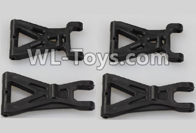 Wltoys 18403 A959-02 Front and Rear Swing arm,Suspension Arm(Total 4pcs),Wltoys 18403 RC Crawler Car Spare Parts Replacement Accessories,1:18 18403 4wd rc rock racing car Parts,On Road Drift Racing Truck Car Parts