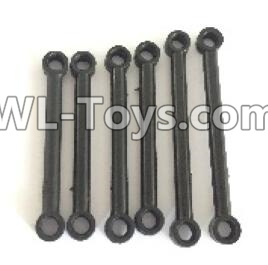 Wltoys 18403 Front and Upper Rod(2pcs) & Steering Rod(2pcs) & Rear and Upper Rod(2pcs) ,Wltoys 18403 RC Crawler Car Spare Parts Replacement Accessories,1:18 18403 4wd rc rock racing car Parts,On Road Drift Racing Truck Car Parts