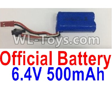 Wltoys 18403 Battery,6.4V 500mAh battery(1pcs),Wltoys 18403 RC Crawler Car Spare Parts Replacement Accessories,1:18 18403 4wd rc rock racing car Parts,On Road Drift Racing Truck Car Parts