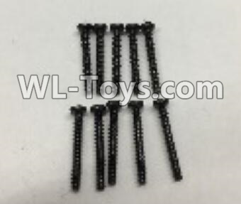 Wltoys 18403 A949-41 Round Head self tapping screws(M2x16)-10pcs,Wltoys 18403 RC Crawler Car Spare Parts Replacement Accessories,1:18 18403 4wd rc rock racing car Parts,On Road Drift Racing Truck Car Parts