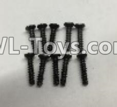 Wltoys 18403 A949-48 Countersunk self tapping screws(M2x9.5)-10pcs,Wltoys 18403 RC Crawler Car Spare Parts Replacement Accessories,1:18 18403 4wd rc rock racing car Parts,On Road Drift Racing Truck Car Parts