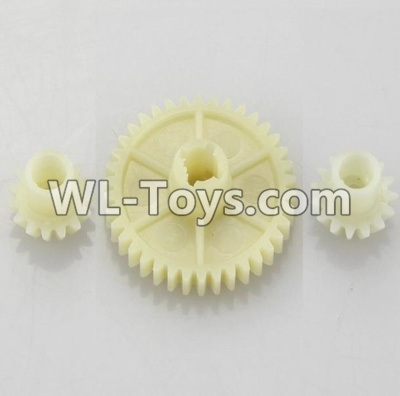 Wltoys 18404 Spare 23 A949-24 Reduction gear with 2 small gear,Wltoys 18404 RC Crawler Car Spare Parts Replacement Accessories,1:18 18404 4wd RC rock racing car Parts,On Road Drift Racing Truck Car Parts
