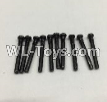 Wltoys 18404 Round Head self tapping screws(M2x19)-10pcs,Wltoys 18404 RC Crawler Car Spare Parts Replacement Accessories,1:18 18404 4wd RC rock racing car Parts,On Road Drift Racing Truck Car Parts
