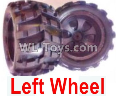 Wltoys 18405 Whole Left wheel unit(Include the Wheel hub,tire lether)-2 set,Wltoys 18405 RC Crawler Car Spare Parts Replacement Accessories,1:18 18405 4wd RC rock racing car Parts,On Road Drift Racing Truck Car Parts
