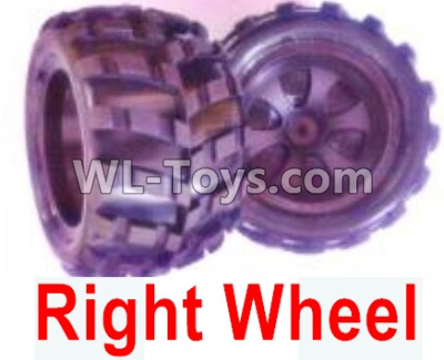 Wltoys 18405 Whole Right wheel unit(Include the Wheel hub,tire lether)-2 set,Wltoys 18405 RC Crawler Car Spare Parts Replacement Accessories,1:18 18405 4wd RC rock racing car Parts,On Road Drift Racing Truck Car Parts