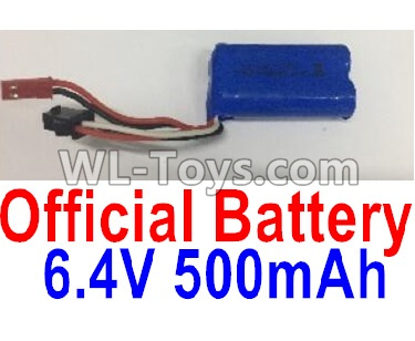 Wltoys 18405 Battery,6.4V 500mAh battery(1pcs),Wltoys 18405 RC Crawler Car Spare Parts Replacement Accessories,1:18 18405 4wd RC rock racing car Parts,On Road Drift Racing Truck Car Parts