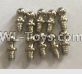 Wltoys 18405 K929-14 Ball head screws(4X9.4)-10pcs,Wltoys 18405 RC Crawler Car Spare Parts Replacement Accessories,1:18 18405 4wd RC rock racing car Parts,On Road Drift Racing Truck Car Parts