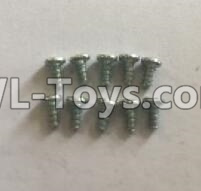 Wltoys 18405 Round Head self tapping screws(M2x4)-10pcs,Wltoys 18405 RC Crawler Car Spare Parts Replacement Accessories,1:18 18405 4wd RC rock racing car Parts,On Road Drift Racing Truck Car Parts