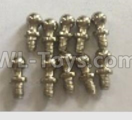 Wltoys 18409 K929-14 Ball head screws(4X9.4)-10pcs,Wltoys 18409 RC Crawler Car Spare Parts Replacement Accessories,1:18 18409 4wd RC rock racing car Parts,On Road Drift Racing Truck Car Parts