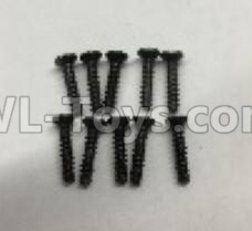 Wltoys 18409 A949-48 Countersunk self tapping screws(M2x9.5)-10pcs,Wltoys 18409 RC Crawler Car Spare Parts Replacement Accessories,1:18 18409 4wd RC rock racing car Parts,On Road Drift Racing Truck Car Parts